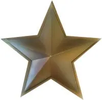 Звезда на памятник состаренная бронза в Новосибирске (518501)