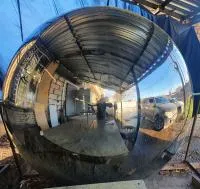 Сфера шар ø 2000 мм. (514274) производство - арт-объект пустотелая  в Новосибирске