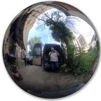 Шар ø 1000 мм. полый полированный (517577) монтаж - сфера арт-объект пустотелая  в Новосибирске