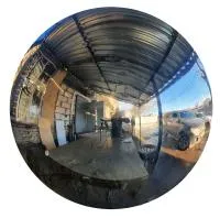 Шар ø 2000 мм. полый полированный (518297) монтаж - сфера арт-объект пустотелая  в Новосибирске