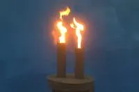 Мемориальная свеча (197176) монтаж вечный огонь универсальная  в Новосибирске
