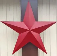 Красная звезда декор на стену в Новосибирске (518432)