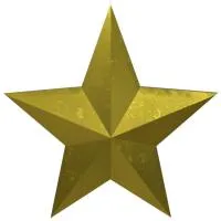 Звезда накладка на памятник литая латунь в Новосибирске (518483)