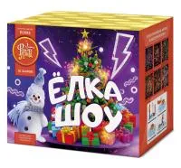 Батарея салютов Ёлка-шоу ЕС682 купить от производителя ФейерЛэнд — Новосибирск