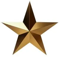 Звезда СССР накладка на стелу листовая бронза в Новосибирске (518487)