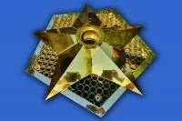 Звезда декоративная решётка (197273) монтаж комплект горелка ГВД 379 10 89 00 ПС вечный огонь ø 1100 мм. авторская  в Новосибирске