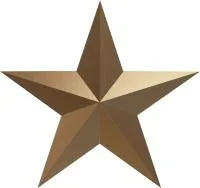 Звезда на памятник ветерану ВОВ из бронзы в Новосибирске (518494)