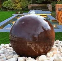 Сфера КОРТЕН - ШАР ФОНТАН 3D (518902) ∅ 850 мм. Новосибирск 