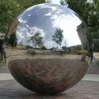 Металлический шар полированный (198287) монтаж - сфера арт-объект ø 1000 мм. пустотелая  в Новосибирске